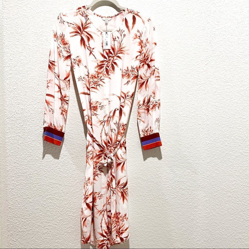 NWT Joie Jeanee Floral Tie-Waist Dress - Picture 4 of 6
